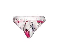 OXbnmm Paris Tour Eiffel France Imprimé Doux Hommes Bikini Briefs, Sexy Bulge Pouch Underpants, Stretch Low Rise Male Culotte, Noir , XL