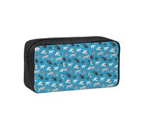 OXbnmm Trousse à crayons imprimée Dog Show - Sac de rangement spacieux - Fermeture éclair lisse - En polyester - Pour étudiants et enseignants