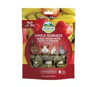 OXBOW Animal Health Simple Reward Apple Banana Oven Baked Fiber Rich Treats 2z