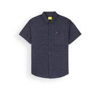 OXBOW Chemise Manches Courtes Effet Rayure Lines Deep Marine Ete 2025 Manches Courtes, Uni