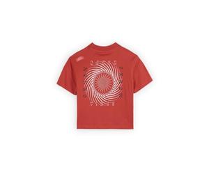 OXBOW Crop top RADIATE Ete 2026 Manches courtes, Motif sur le dos, Col rond