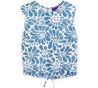 Oxbow - Débardeur en viscose et lin - Coral Tops W Lost Blue pour Femme - Taille M - Bleu Bleu M