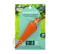 Oxbow Enriched Life Carotte Croustillante - Jouets pour Lapins, Jouets pour cochons d'Inde, Hamster, Gerbille, Lapin, Chinchilla, Rat, Accessoires pour Cages aux NACs