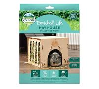 Oxbow Enriched Life Maison de Foin - Jouets pour Lapins, cochons d’Inde, Hamsters, Chinchillas, Rats, Accessoires de Cage pour Chinchillas et cochons d’Inde
