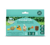 Oxbow Enriched Life Pack Fête d'anniversaire - Jouets pour Lapins, Cochons d'Inde, Hamsters, Rats