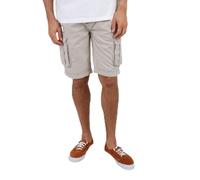 OXBOW P0ORPEK Bermuda rayé Ceinture intégrée Galet