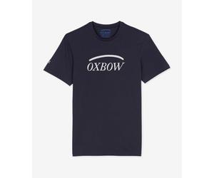 OXBOW P0TALAI Tee-Shirt Manches Courtes Logo imprimé Deep Marine