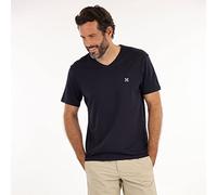 OXBOW P0TIVE Tee-Shirt Manches Courtes col V uni Deep Marine