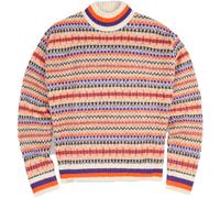 Oxbow - Pull à col montant - Striped Jacquard Sweater Multicolore pour Femme - Taille M - Orange Orange M