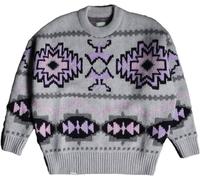 Oxbow - Pull Oversize Double Jacquard - Pohono Double Jacquard Sweater Gris Chine pour Homme - Taille XL Gris XL