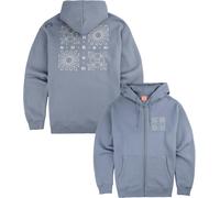 Oxbow - Sweat à capuche zippé - Sunrays Eternal Fleece Fullzip Hood Faded Blue pour Homme - Taille S - Bleu Bleu S