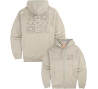 Oxbow - Sweat à capuche zippé - Sunrays Eternal Fleece Fullzip Hood Rock pour Homme - Taille S - Beige Beige S