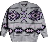 Oxbow - Sweat coupe-vent confortable - Pohono Double Jacquard Sweater Gris Chine pour Homme - Taille M Gris M