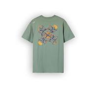 OXBOW Tee-shirt manches courtes coton bio FLORAL Hiver 2025 Manches courtes, Motif sur le dos, Col rond