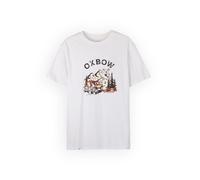OXBOW Tee-shirt manches courtes coton bio ONTRIP Hiver 2025 Manches courtes, Col rond, Motif sur l'avant
