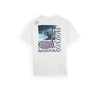 OXBOW Tee-Shirt Manches Courtes Oldschool Blanc Ete 2025 Manches Courtes, Col Rond, Motif sur Le Dos
