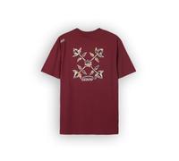 OXBOW Tee-Shirt Manches Courtes TAGTAN Plum Hiver 2025 Manches Courtes, Col Rond, Motif sur Le Dos