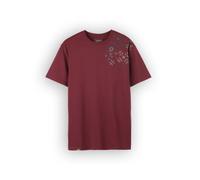 OXBOW Tee-Shirt Manches Courtes TASTA Plum Hiver 2025 Manches Courtes, Col Rond, Motif sur l'avant