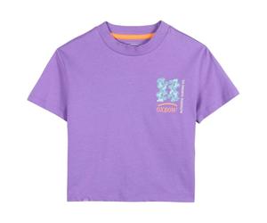 Oxbow - Women's Pixelate Crop Top - T-shirt - L - lilac