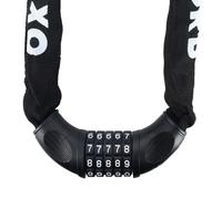 Oxford Rider Equipment Chaîne antivol LK111 avec gaine de protection noir