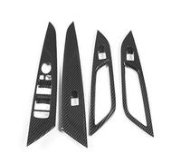 Oxektgb Intérieur Automobile Pour BMW Série 4 G22 G23 G26 (2020-2023), Conduite À Gauche Cache-bouton De Lève-vitre Intérieur De Porte En ABS(4-doors)