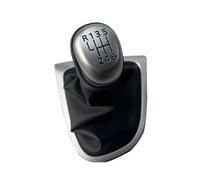 Oxektgb Pommeau levier vitesse voiture Soufflet Levier Vitesse À 5/6 Vitesses Pour Clio 4 IV MK4 2012-2019 LHD, Couvercle Anti-poussière(Matt 6 Speed)