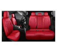 Oxektgb pour Mitsubishi pour Eclipse pour Cross pour Lancer X pour Outlander pour ASX pour Pajero pour Sport Housse De Siège De Voiture(Full Set-Red)