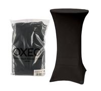 Oxeo Housse Mange Debout 60cm Noir - House de Protection Table Haute de Bar - pour diamètre de Table 60cm - Couleur Noir