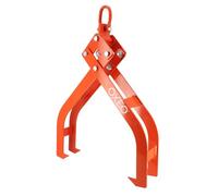 Pince forestière double capacité 1500 kg - pour troncs max 100cm - Pince de levage 4 mandrins de serrage - Force 1,5 tonnes