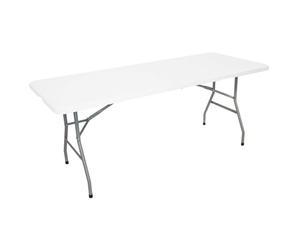 Oxeo Table Pliante de Jardin et Camping - Portable Avec Poignée - Pique Nique 8 Places - Pour Salles des Fêtes