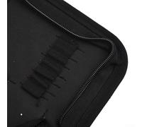 Oxfod Sac à outils en tissu avec fermeture éclair Pochette de rangement robuste pour matériel de petites pièces et kit de réparation durable en toile pour housse