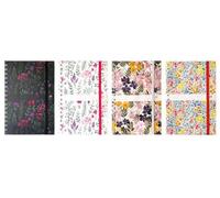 OXFORD, 1 Agenda Semainier FLOWERS - Reliure Spiralée - Janvier 2026 à Décembre 2026 - Dimension 15 x 21 cm - Coloris Aléatoires