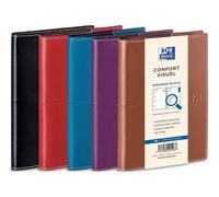 OXFORD - 1 Agenda Semainier Spirales - Grille Confort Visuel Pour Malvoyant - Janvier 2026 à Décembre 2026 - Dimension 10 x 15 cm - Couvertures Couleurs Aléatoires