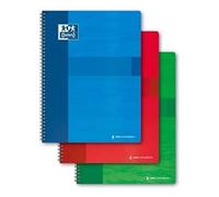 OXFORD - 1 Cahier Broché 24x32cm, petits carreaux 5x5, 192pages, coloris assortis