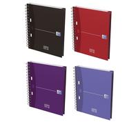 Oxford 100100314 Office European Book - A5+, quadrillé 5 mm, 100 feuilles, couleurs assorties