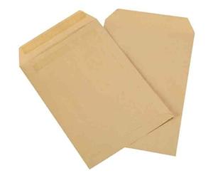 Oxford 100100952 Boîte de 250 Pochettes aucollantes 229 x 324 Kraft Blond