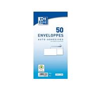 Oxford 100101196 enveloppe auto-adhésive 110x220 80gx50 blanc