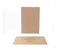 Oxford 100102100 Boîte de 500 Pochettes autoadhésives 176 x 250 mm Kraft Blond