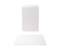 Oxford 100104637 Boîte de 250 Pochettes auto-adhésives 229 x 324 mm Kraft Blanc kraft Blanc