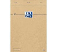 Oxford 100106274 Bloc Agrafé Recycle 160 pages A4 210X297 Quadrillé 80 g