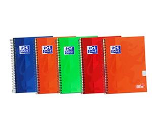 Oxford 1004301 Cahier 80 feuilles couverture 4 x 4 Assorti