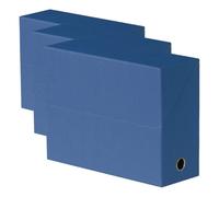 Oxford 100725566 Boîte de Transfert, Bleu Foncé, Dos 9 cm (Lot de 3)