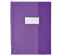 OXFORD 25 Protège-Cahiers 17x22cm Strong Line PVC Translucide 15/100ème Violets