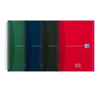 Oxford 30910 Cahier Répertoire Couverture Rebordée Rigide A5 148 x 210mm Papier Vert