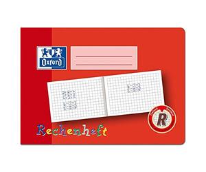 Oxford 312501600 Nombre arithmétique et pad DIN A5 paysage 90 g/m²