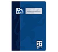 Oxford 384401627/100050313 Cahier Format A4, linéature 27, 90 g/m², de 4 assortis