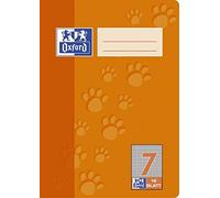Oxford 385501607/100050409 Carnet vocabulaire A5 quadrillé 7 mm - 90 g/m², 16 pages, 4 motifs assortis