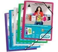 Oxford - 400037234 - Polyvision Chemise à élastique A4 Coloris Aleatoire.