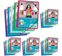 Oxford - 400037234 - Polyvision Chemise à élastique A4 Coloris Aleatoire. (Lot de 5)