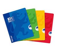 Oxford 400051596 bloc-notes couleurs aléatoires- Blocs-notes (Universel, couleurs aléatoires, Uniforme, Mat, 90 g/m², Papier)